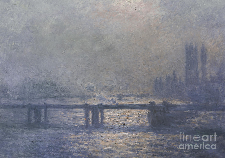 London Painting by Claude Monet
