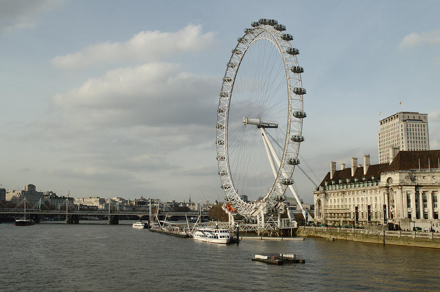 London Eye Photograph by Adrian Wale