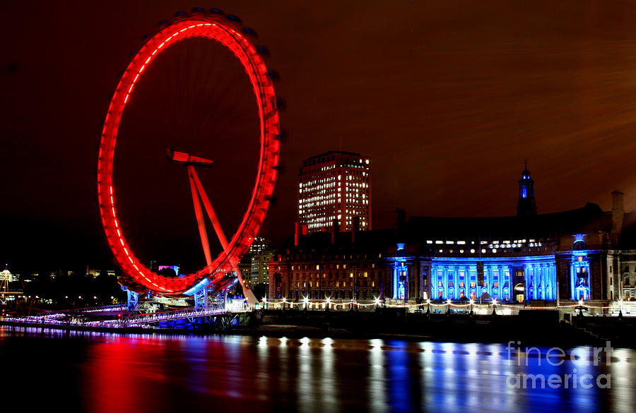 London Eye Photograph by Heather Applegate