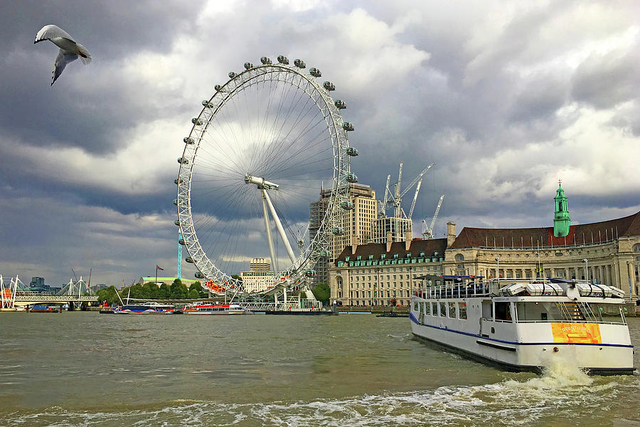 London Eye Photograph by Jim Pavelle