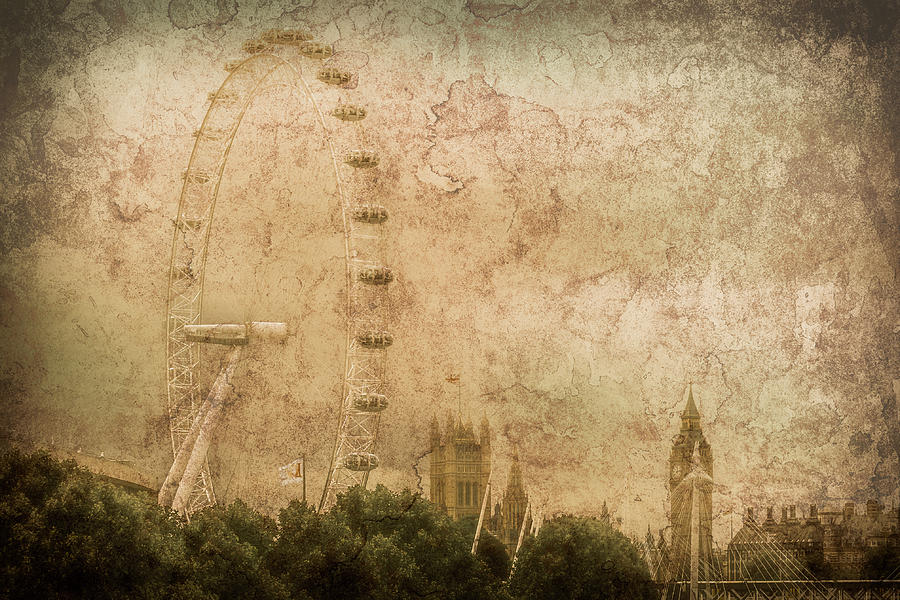 London, England - London Eye Photograph by Mark Forte