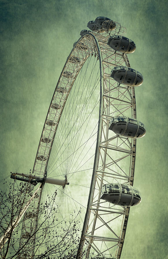 London Eye V Photograph by Joan Carroll