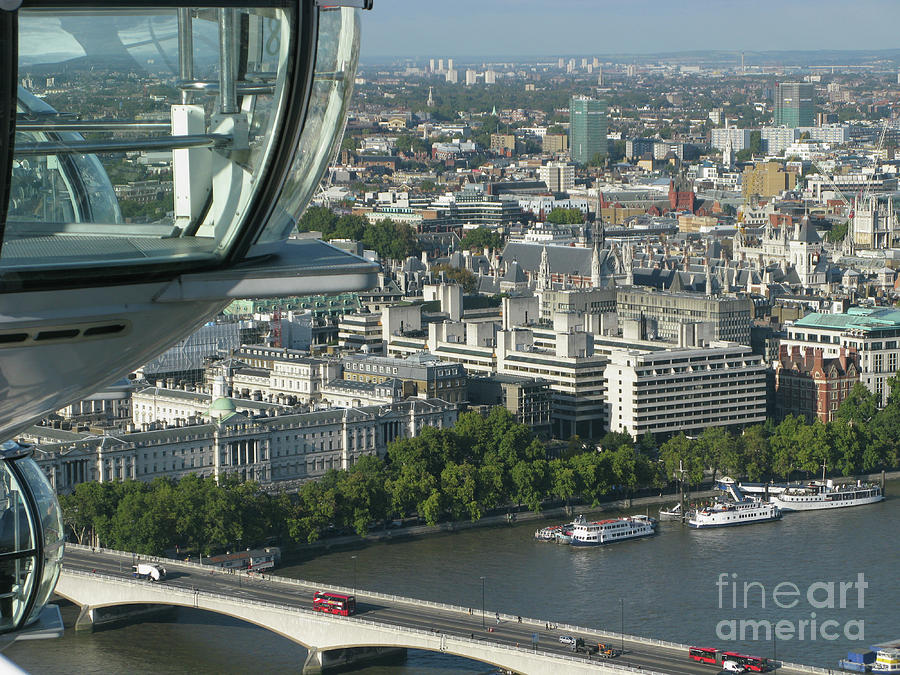London Eye View Photograph by Ann Horn