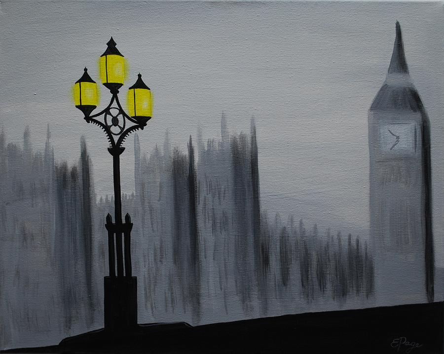 London Fog Painting by Emily Page