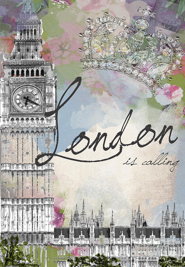 London is Calling Digital Art by MGL Meiklejohn Graphics Licensing