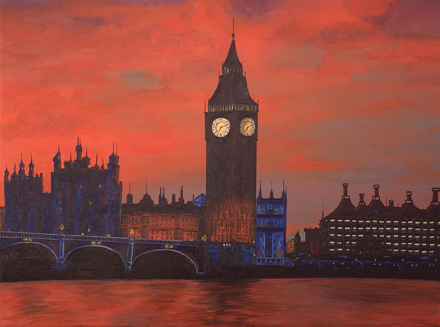 London Painting - London by Jennifer Lynch