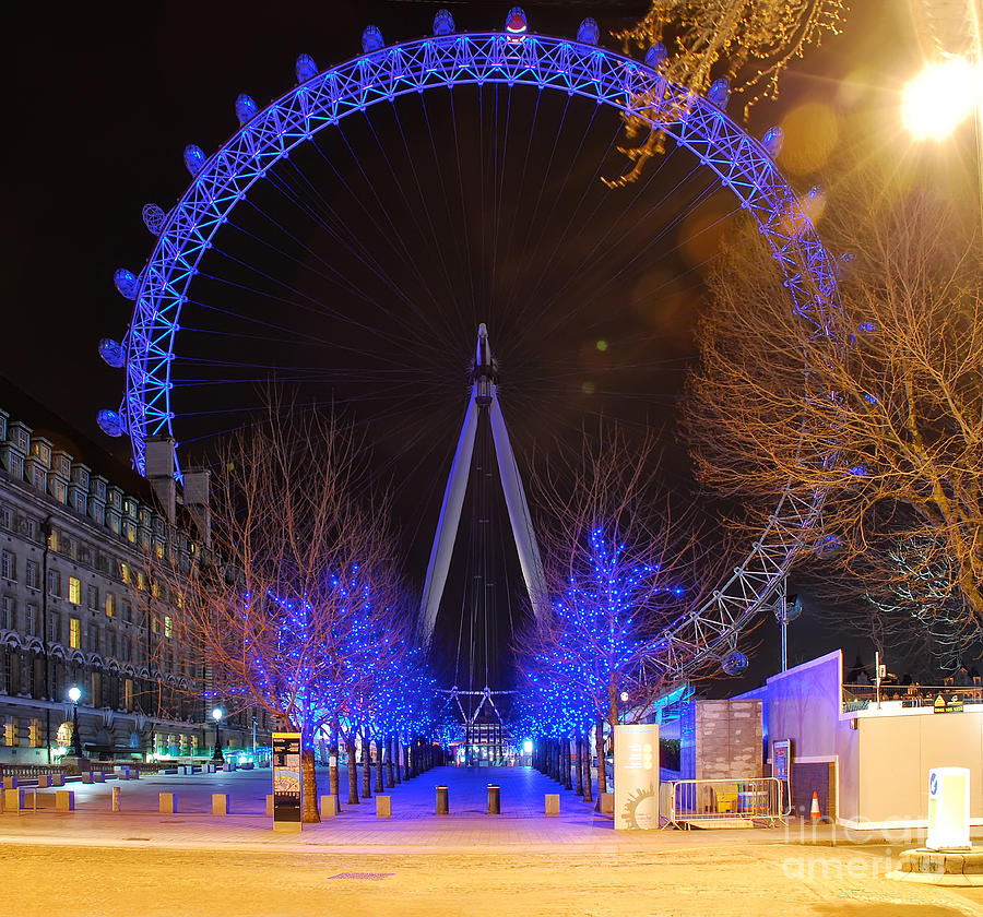 London Lights Photograph by Lois Bryan