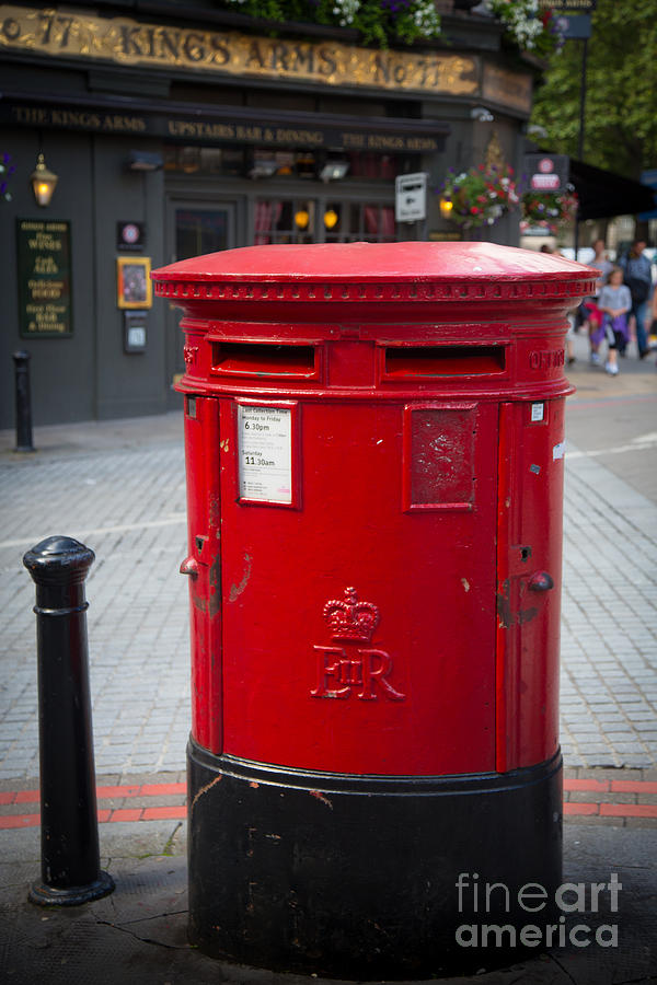 London Photograph - London Mailbox by Inge Johnsson