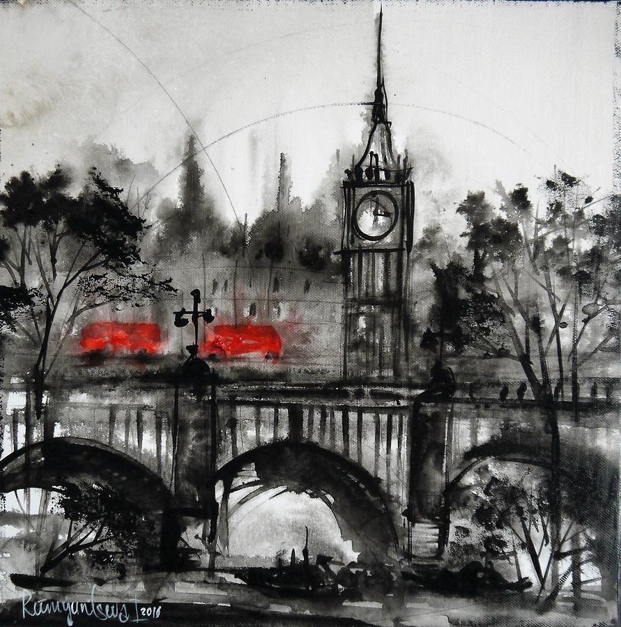 London Painting - London Memories 2 by Irina Rumyantseva