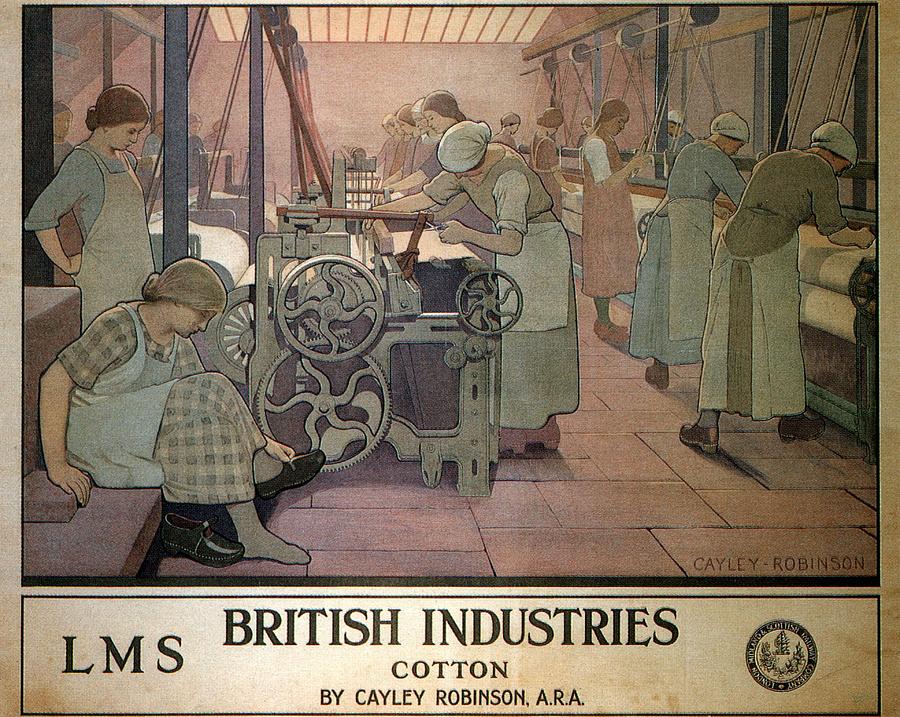 London Midland And Scottish Railway, British Industries - Retro Travel Poster - Vintage Poster Mixed Media