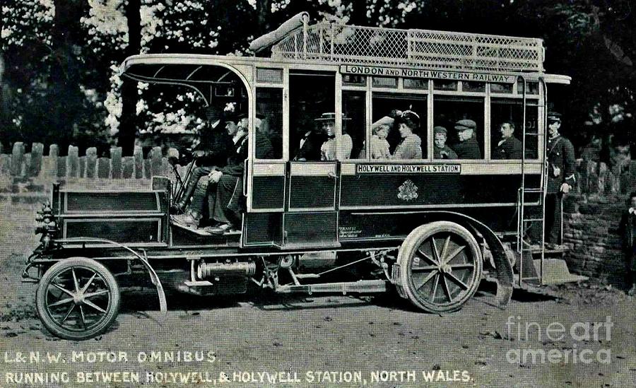 London Northwestern Railway Company Motor Omnibus 1907 Photograph by Peter Ogden