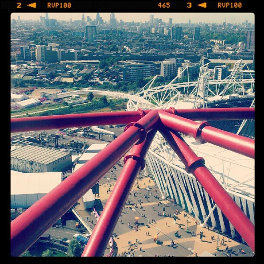 London Photograph - #london #olympicpark #skyline #views by Julie Featherstone