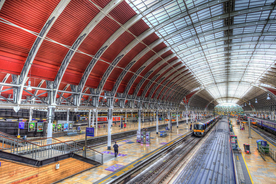 London Paddington Railway Station  Photograph by David Pyatt