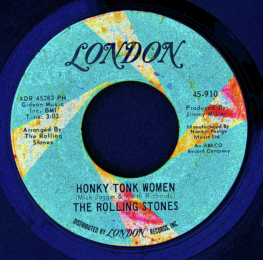 London Records and the Stones Digital Art by David Lee Thompson