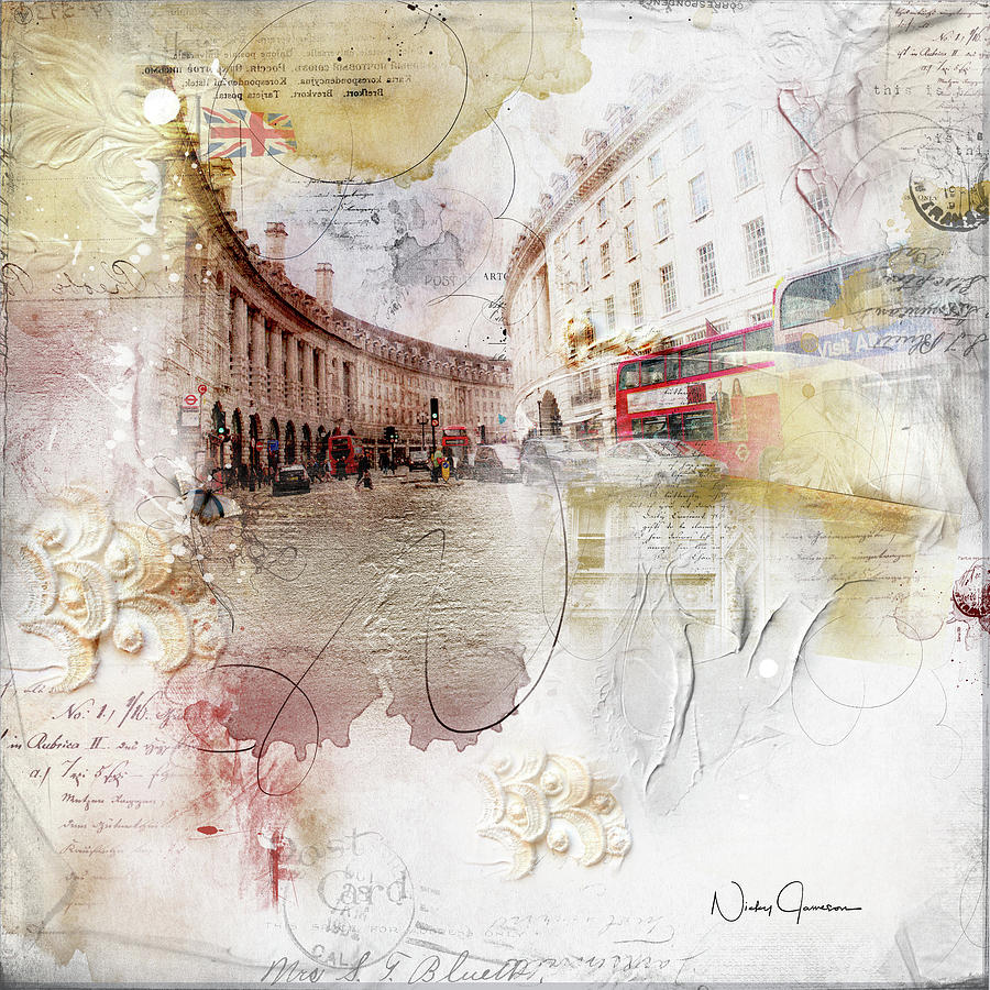 London Regency Digital Art by Nicky Jameson