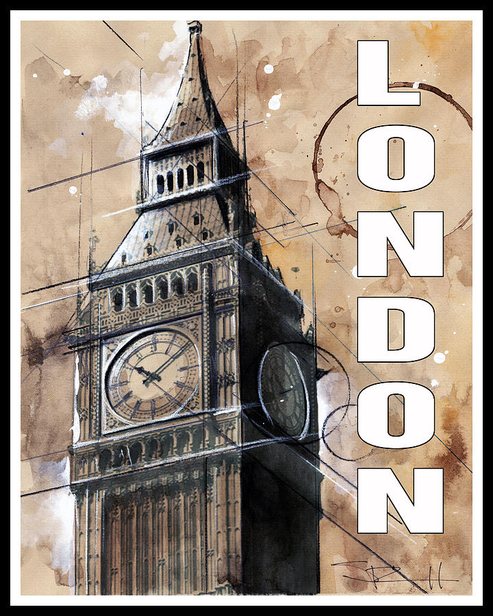 London Painting by Sean Parnell