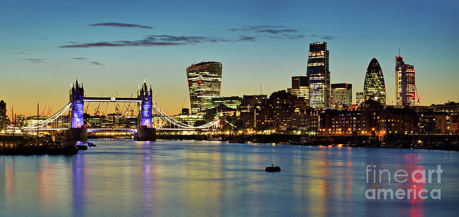London Skyline Photograph by David Bleeker