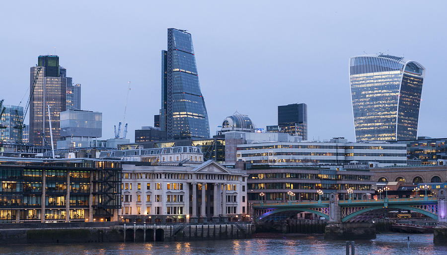 London Skyscrapers Photograph by David Isaacson - Fine Art America