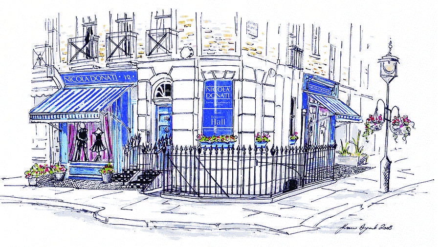storefront drawing
