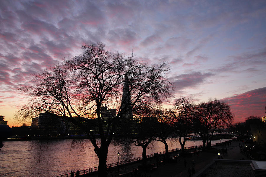 London Sunset Photograph by Aidan Moran
