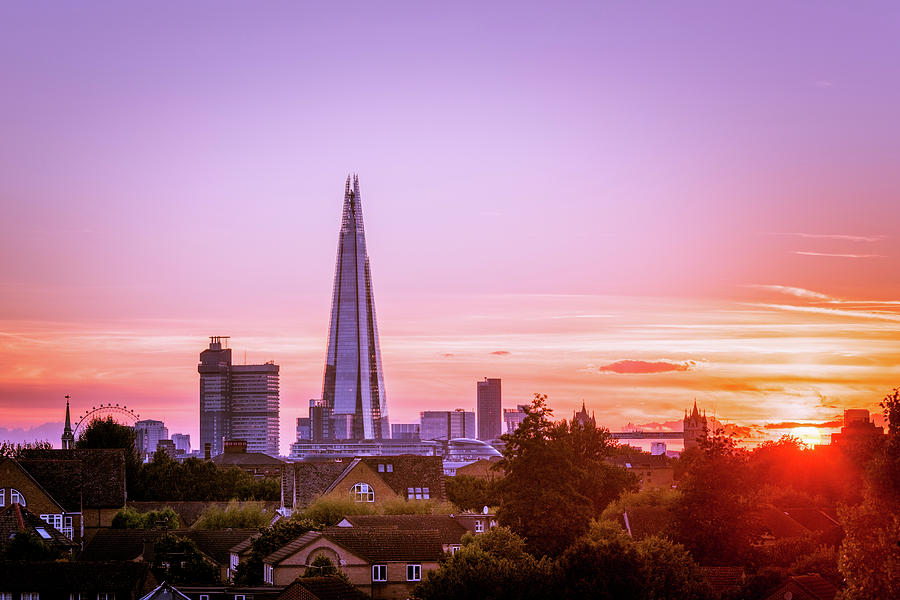 London Sunset Photograph by Matt Malloy