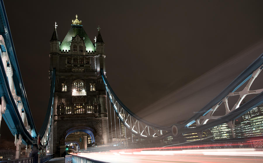London Tower Bridge at night Photograph by Michalakis Ppalis