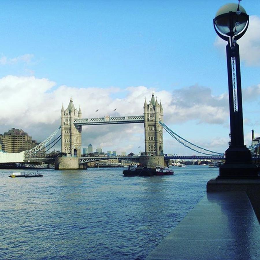 London Photograph - London Tower Bridge #london #uk by Mydailypics Hoogeboom
