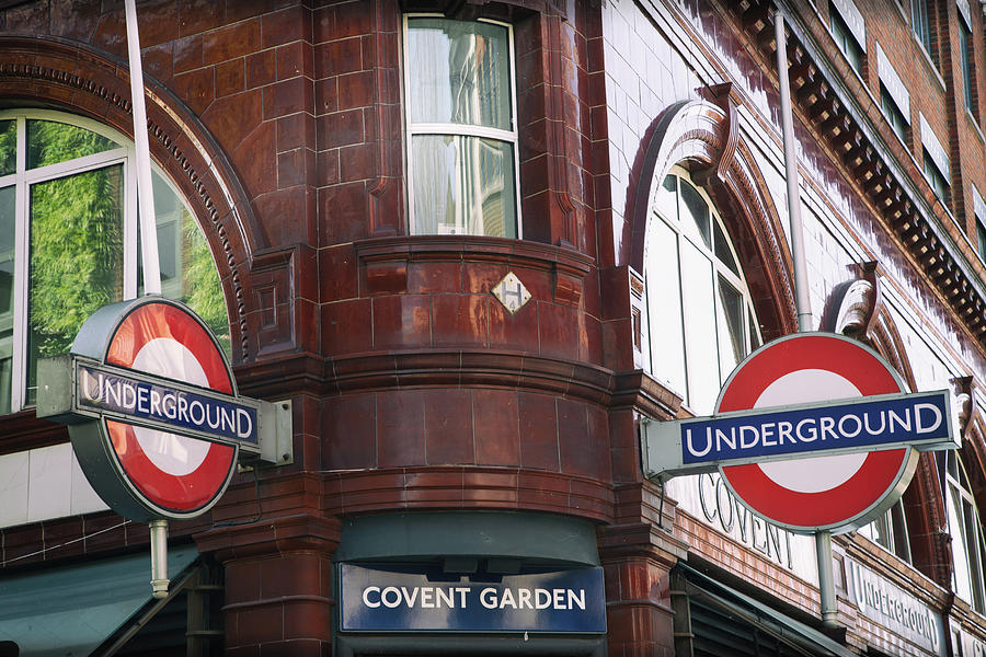 London Underground - Covent Garden Photograph by Georgia Clare