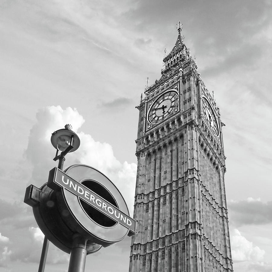 London Photograph - London Underground by Gill Billington