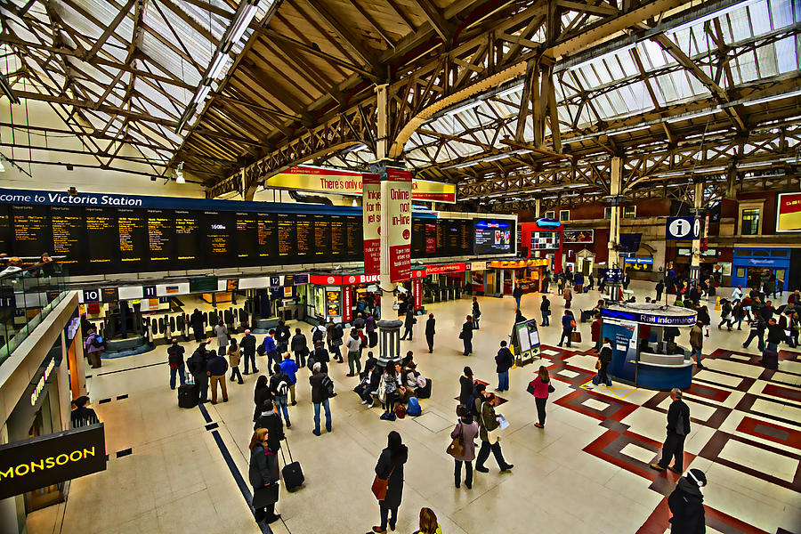 London Victoria Station Photograph by David French