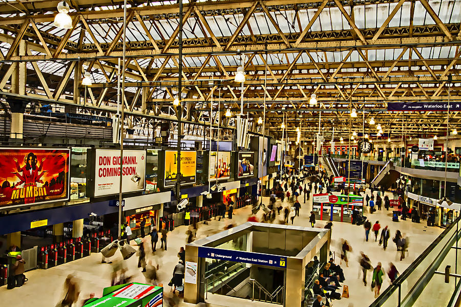 London Waterloo Station Photograph by David French