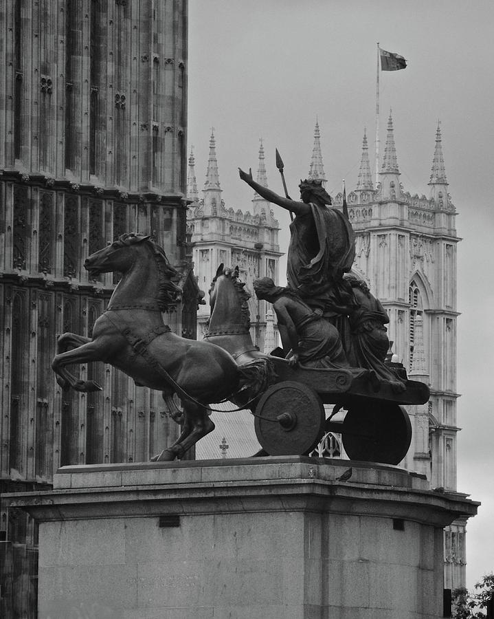 Londons Boadicea statue Photograph by Matt MacMillan