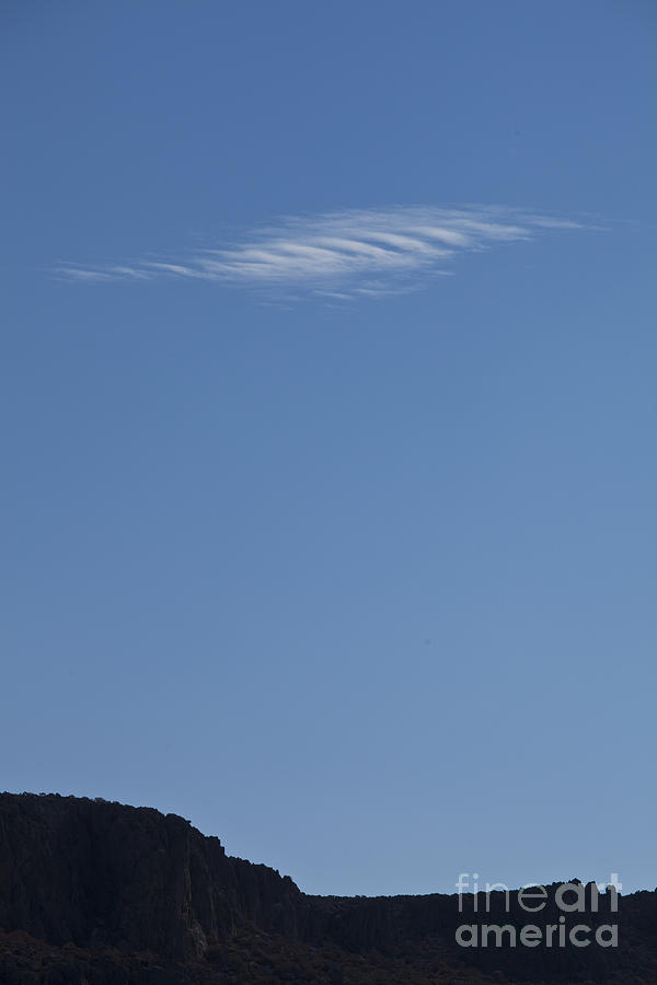 Lone Cloud Photograph by Casper Cammeraat