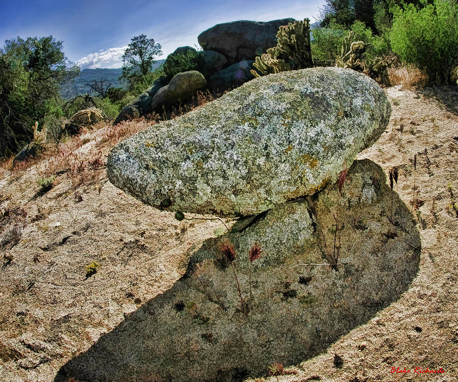 Lone Desert Rock Photograph by Blake Richards