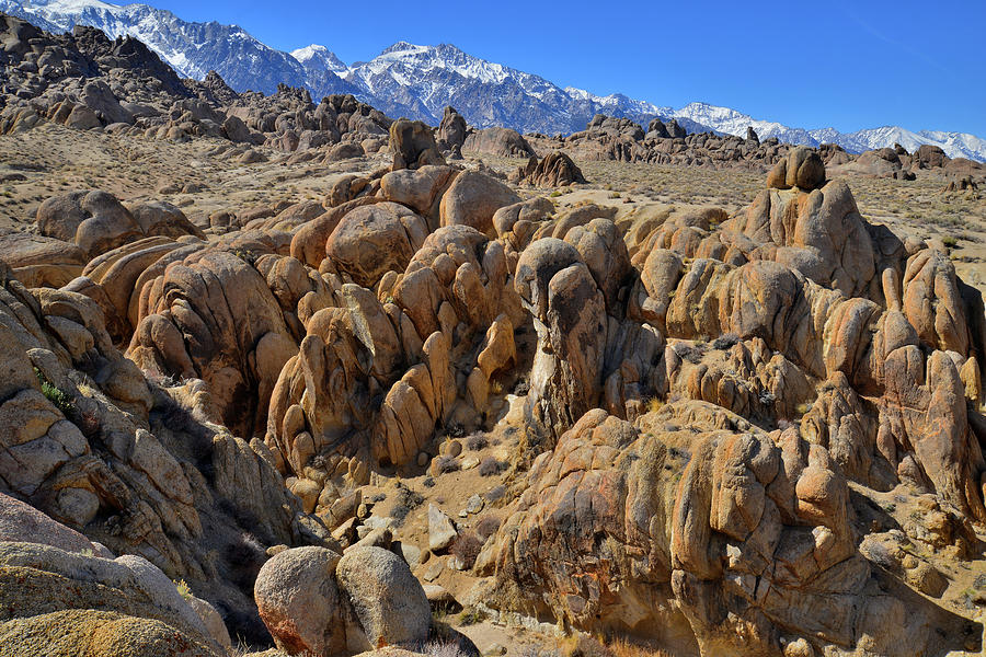 Lone Pine Californias Alabama Hills Photograph by Ray Mathis