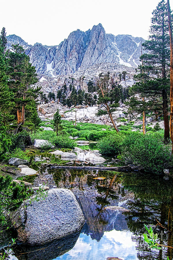 Lone Pine Photograph - Lone Pine Peak Reflections by Baywest Imaging