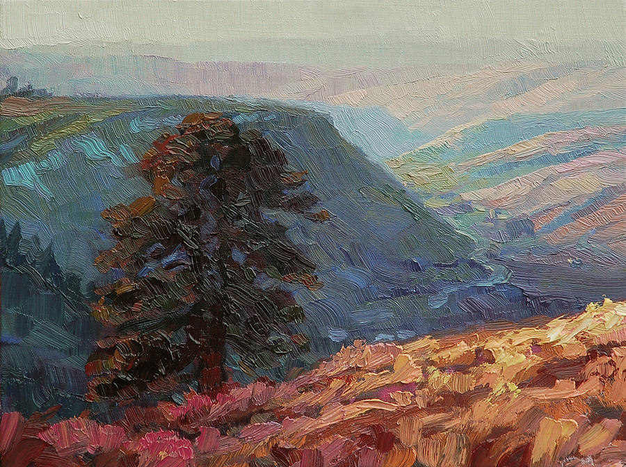Nature Painting - Lone Pine by Steve Henderson