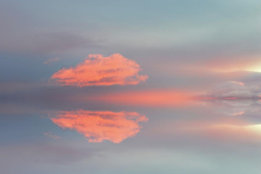 Lone Pink Cloud Two  Digital Art by Lyle Crump
