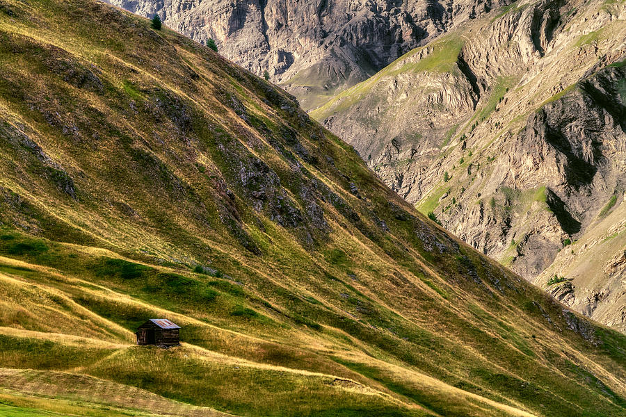 LOne shepherds hut Photograph by Roberto Pagani