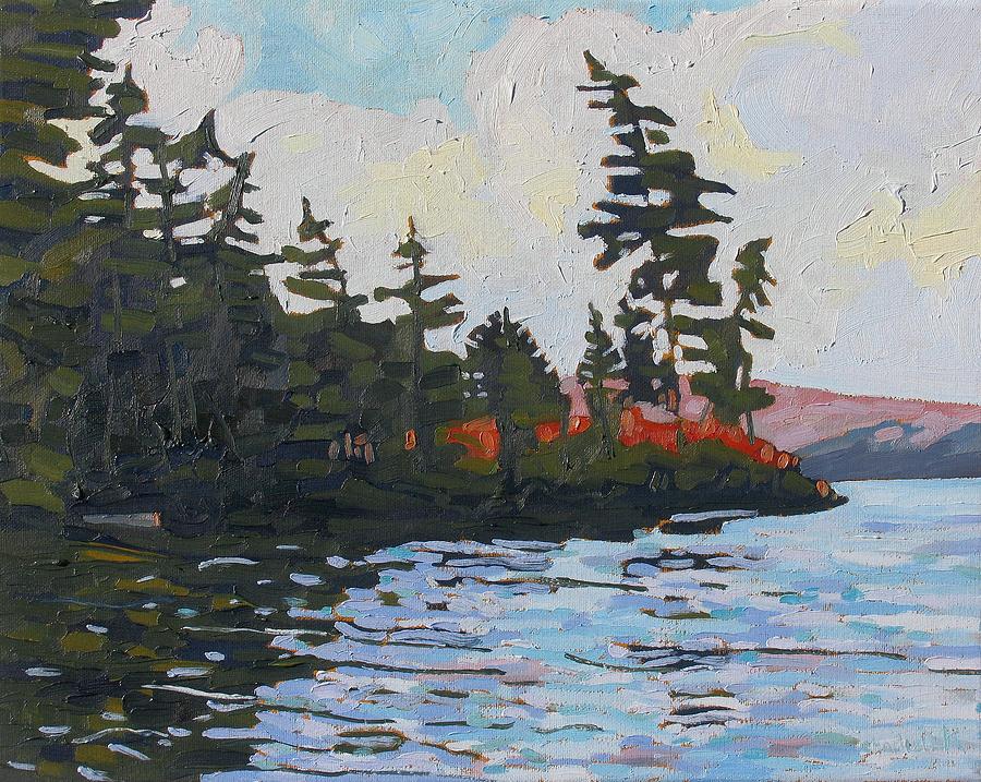 Impressionism Painting - Lone Spruce by Phil Chadwick
