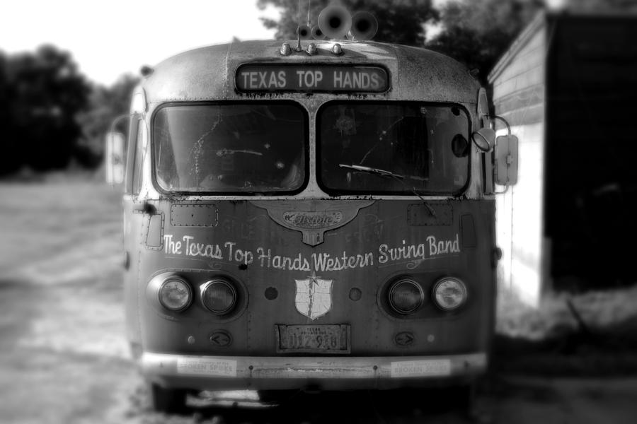 Austin Photograph - Lone Star Bus 2 by John Gusky