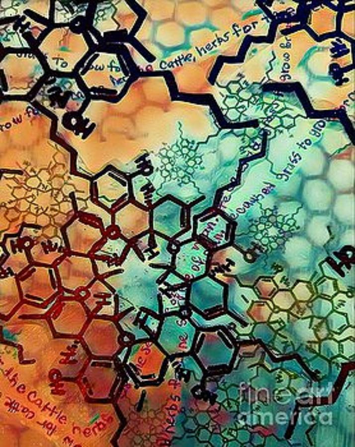 Lone Star DNA Painting by Beverly Elliott Fine Art America