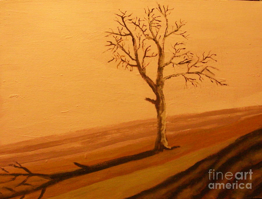 Lone Tree Painting by David Taylor - Fine Art America