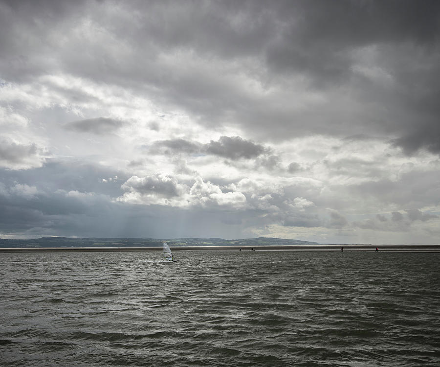 Lone Windsurfer Photograph by Spikey Mouse Photography
