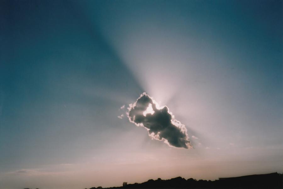 Cloud Photograph - Lonely Cloud Missouri by Gene Linder