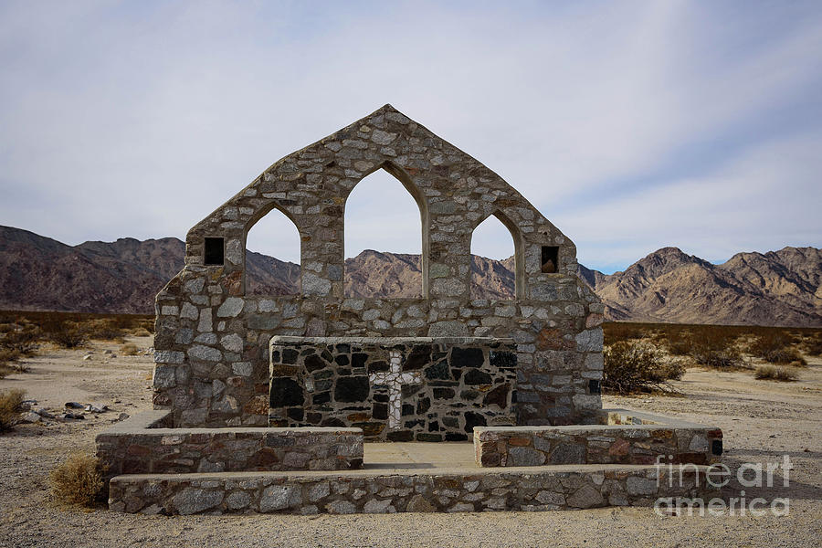 Lonely Desert Shrine  Photograph by Jeff Hubbard