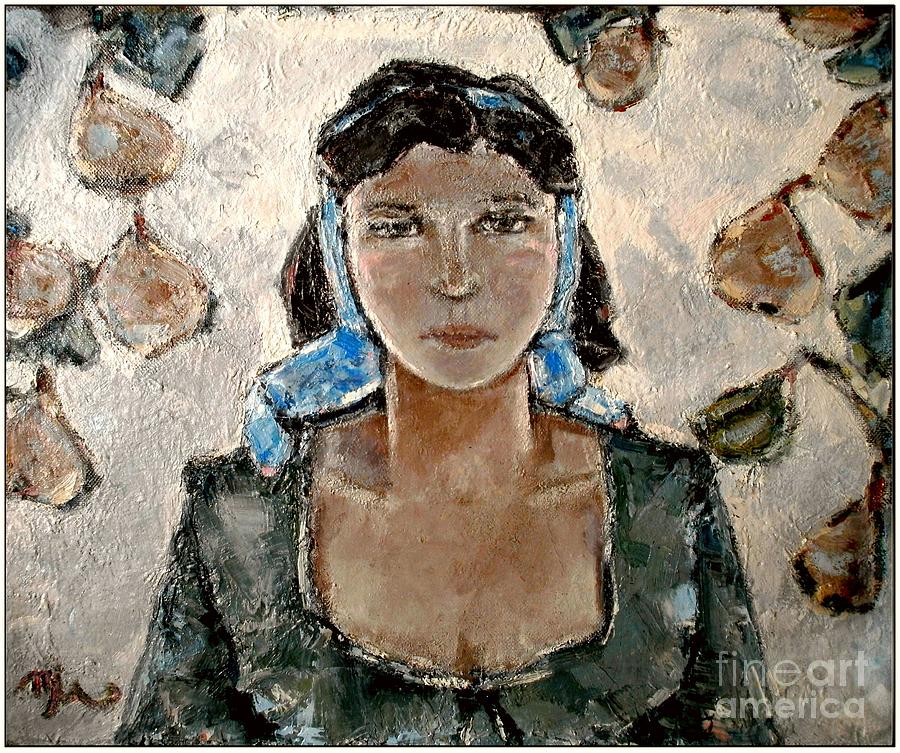 People Painting - Lonely Girl Lg1 by Pemaro People Painting - Lonely Girl Lg1 by Pemaro