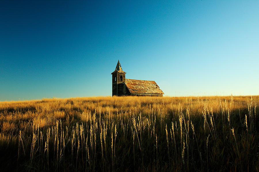Lonely Old Church Photograph by Todd Klassy