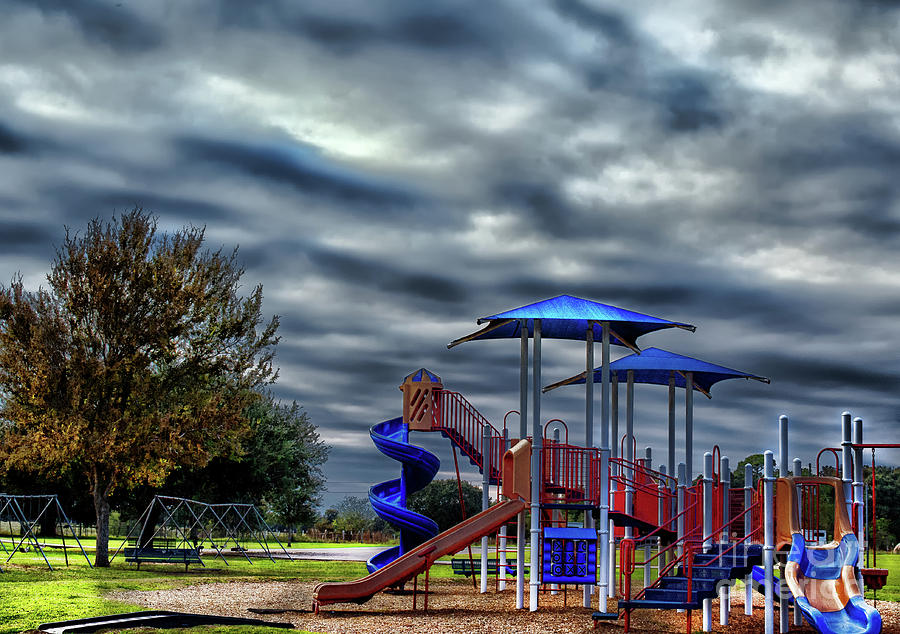 Lonely Playground Photograph by JB Thomas