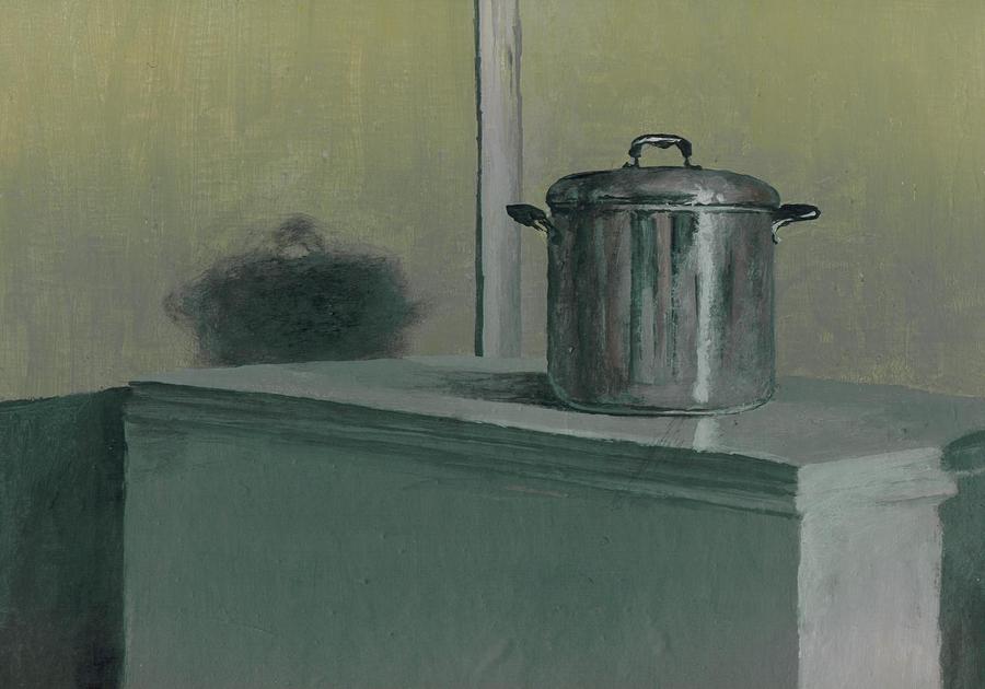 Lonely Pot Painting by John Edwe